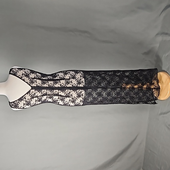 MADE IN CANADA Sheer lace full length dress - Picture 5 of 7